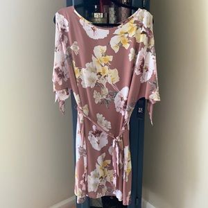 New York & Company - Mauve/Pink Floral Dress